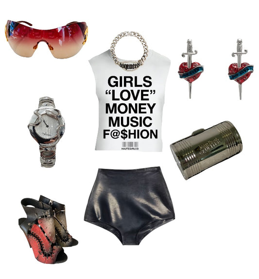 HAUTEGIRLKO WHITE T’SHIRT